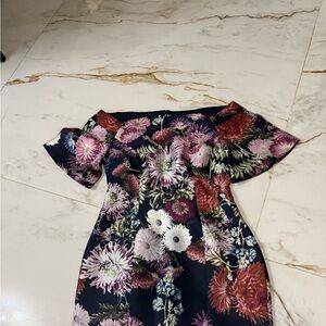 KEEPSAKE the Label Floral  women’s Dress - Navy and Pink